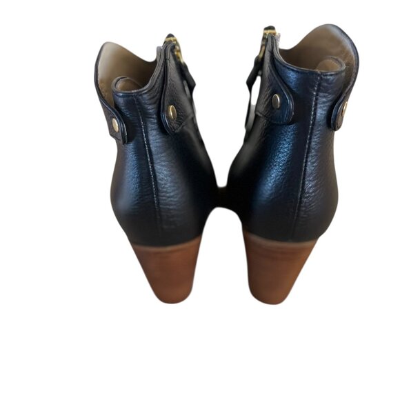 Boden Woman's Black Leather Hoxton Ankle Boots Sz 8 - Picture 2 of 10